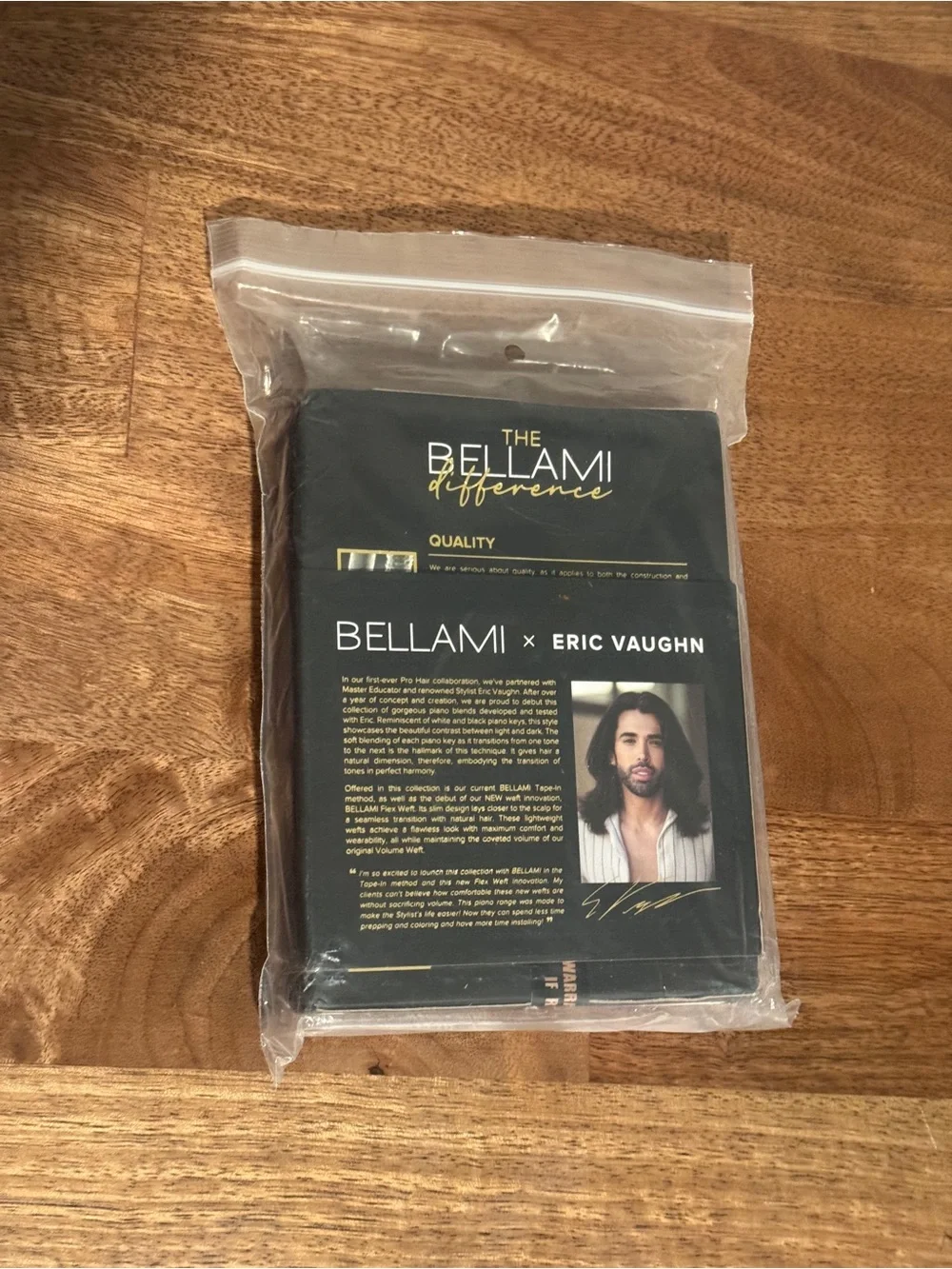 BELLAMI x Eric Vaughn Flex Weft Hair Extensions — Brand New, Box Never Opened!